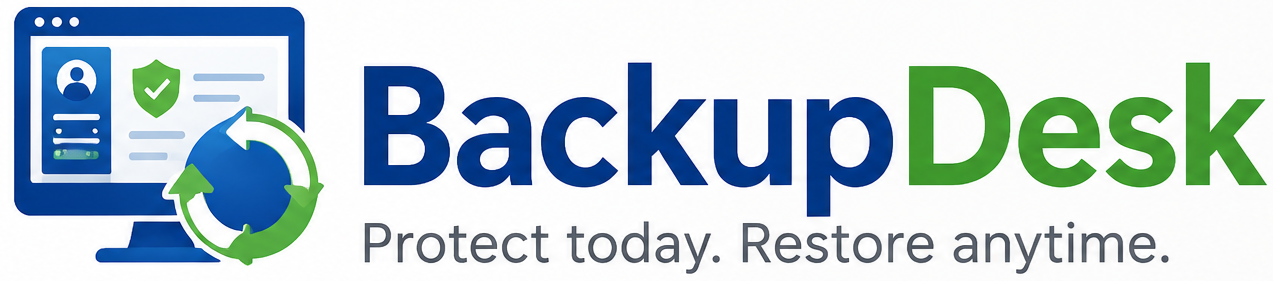BackupDesk – Scheduled Backups for Windows