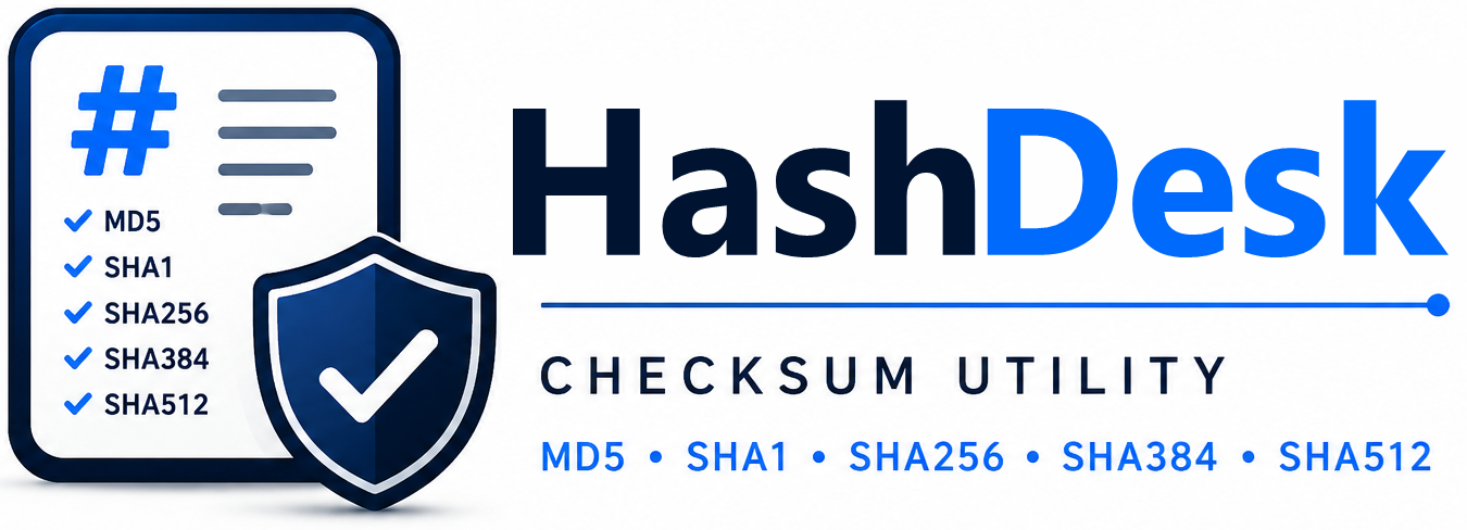 HashDesk – Checksum Utility