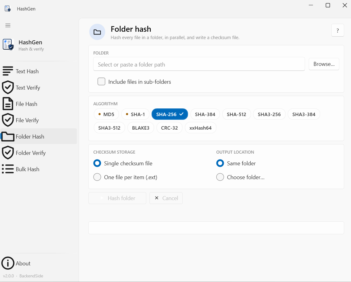Folder Hash thumbnail
