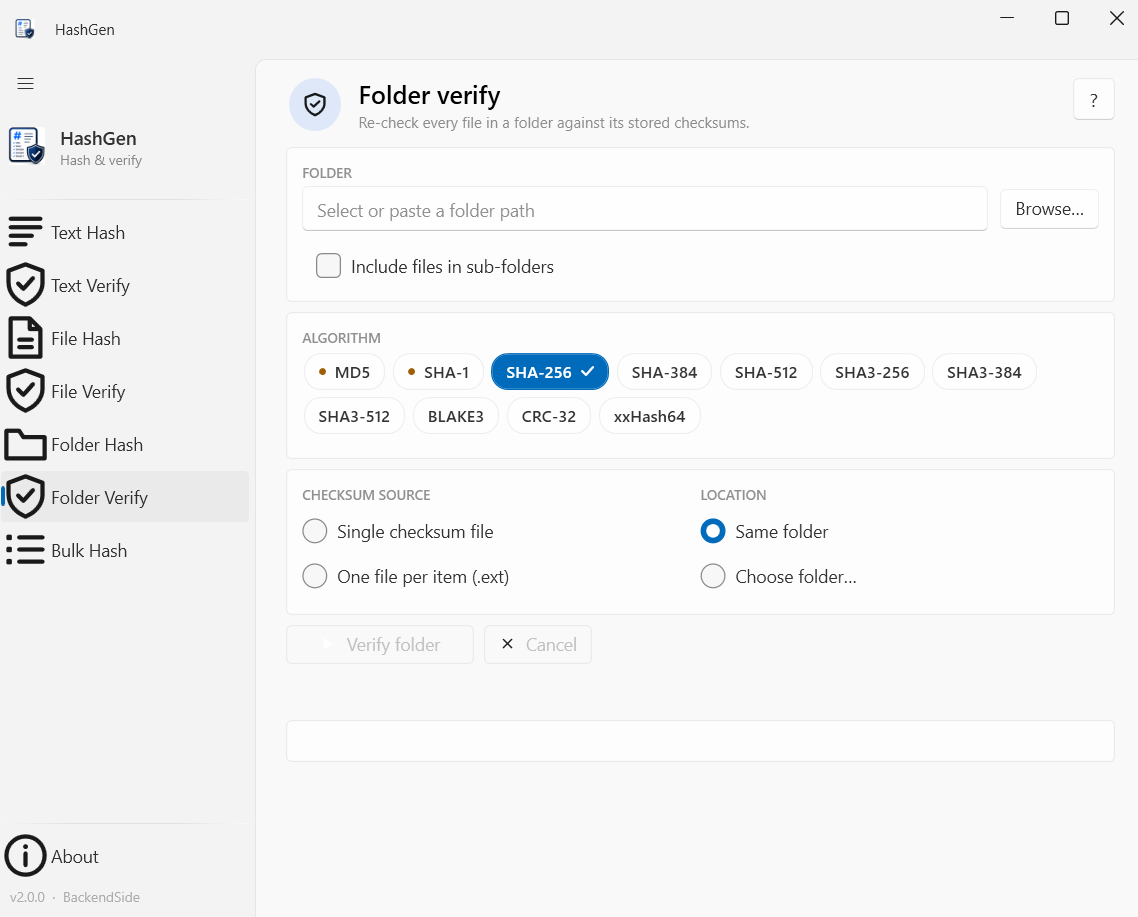 Folder Verify thumbnail